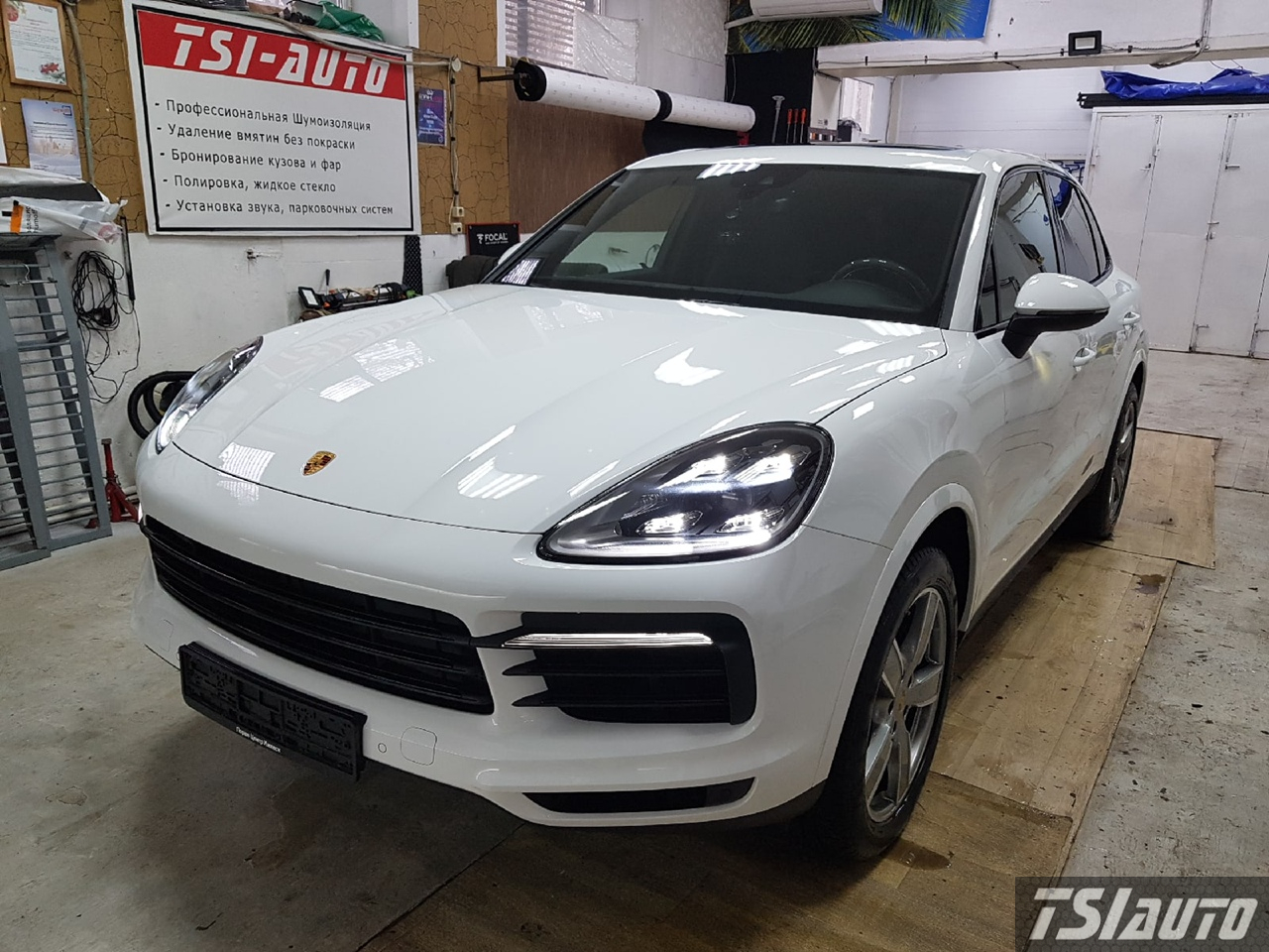 Правильная шумоизоляция Porsche Cayenne Coupé в Рязани