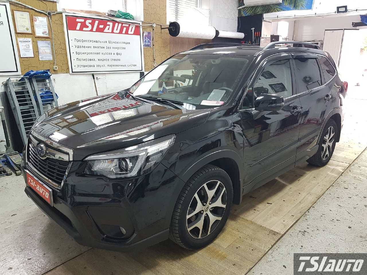 Правильная шумоизоляция Subaru Forester в Рязани