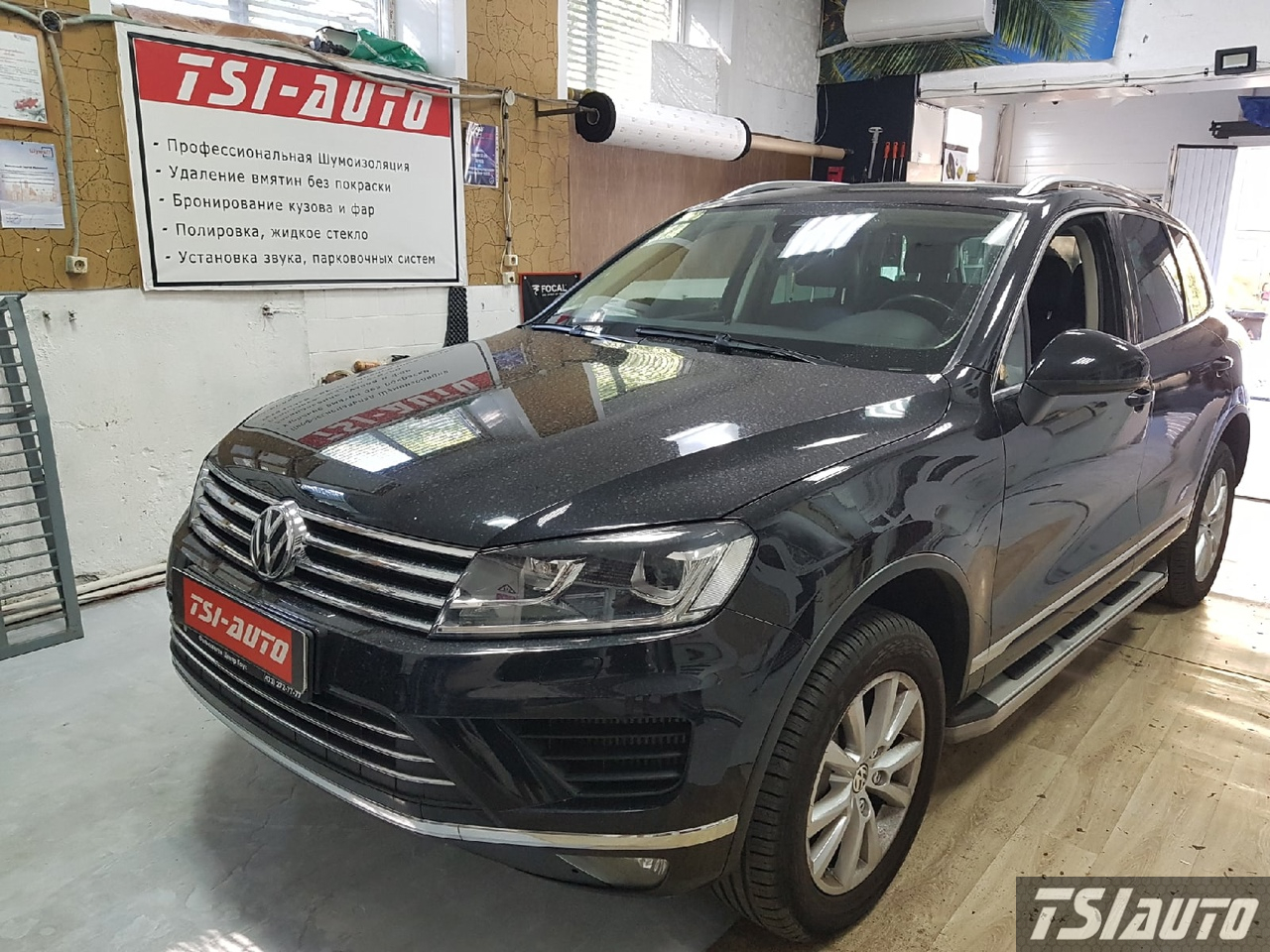 Правильная шумоизоляция Volkswagen Touareg 2 NF в Рязани 