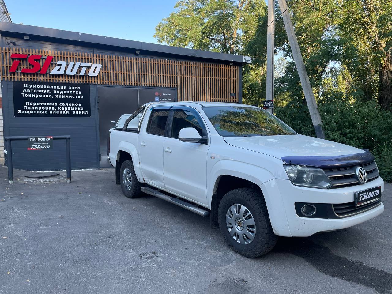 Установка роллеты на кузов Volkswagen Amarok в Рязани