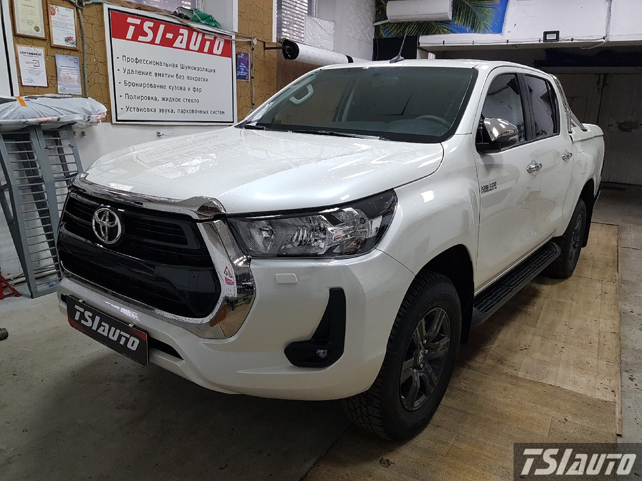 Правильная шумоизоляция Toyota Hilux в Рязани